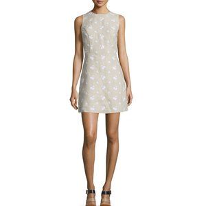 NWT MICHAEL Michael Kors Floral-Print Linen Dress